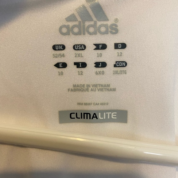 Adidas Climalite Sports Shirt 2XL - Picture 2 of 5